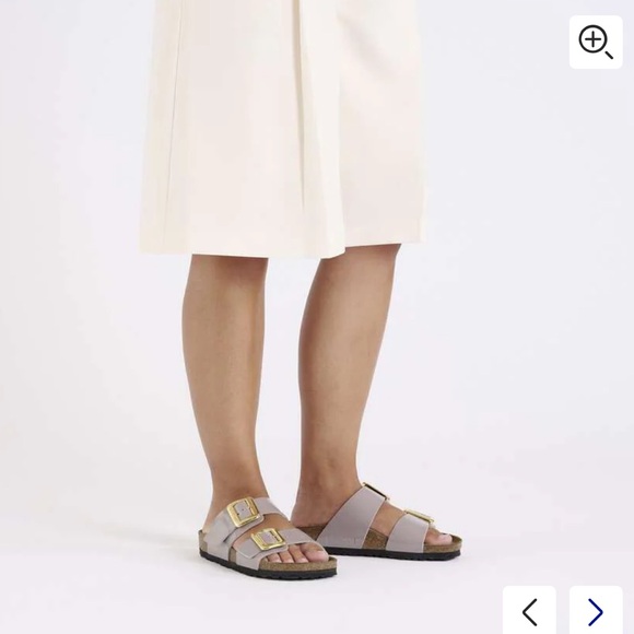 NWT Birkenstock Sydney Luxe Buckle in Purple size 7/ 37 - Picture 6 of 7